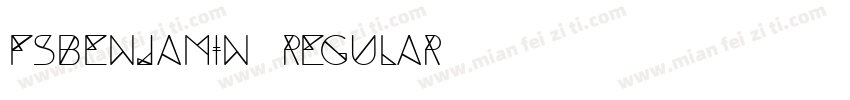 fsbenjamin regular字体转换